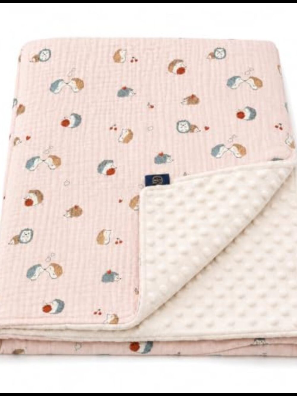 Muslin Cotton Fleece Baby Blanket Receiving Swaddle Stroller Crib